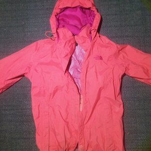 The North Face women's rain coat